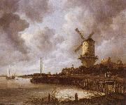Jacob van Ruisdael The mill by District by Duurstede oil painting artist